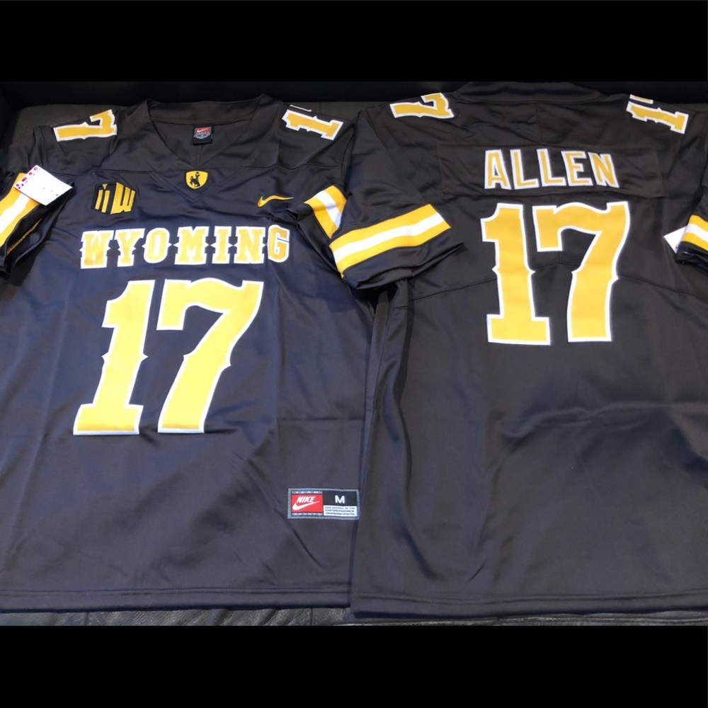 Nike WYOMING COWBOYS JOSH ALLEN Men's JERSEY Sz M,L,XL,2X Bills